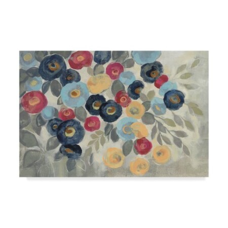 Trademark Fine Art Silvia Vassileva 'Winter Flowers I' Canvas Art, 16x24 WAP06909-C1624GG